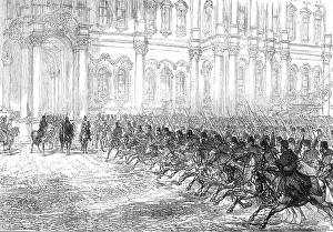Connaught Duke Of Prints: Marriage Festivities at St Petersburg: review before the Emperor