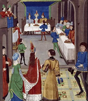 Evening Society Prints: The Marriage. From: Renaud de Montauban