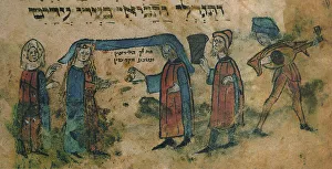 Passover Prints: Marriage. Haggadah, Mid of the 15th cen Artist: Anonymous