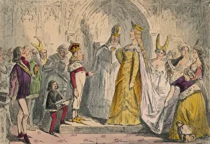 Margaret Of Prints: Marriage of Henry the Sixth and Margaret of Anjou, 1850. Artist: John Leech