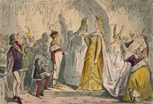 King Of England And France Gallery: Marriage of Henry the Sixth and Margaret of Anjou, 1850. Artist: John Leech