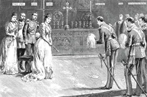 Eduard Prints: The Marriage of HRH Princess Louise of Schleswig-Holstein and HH Prince Aribert of Anhalt