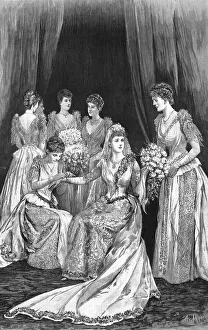 Bridesmaid Prints: The Marriage of HRH Princess Louise of Schleswig-Holstein and HH Prince Aribert of Anhalt