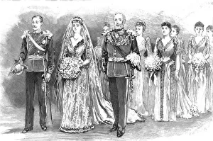 Wedding Day Prints: The Marriage of HRH Princess Louise of Schleswig-Holstein and HH Prince Aribert of Anhalt