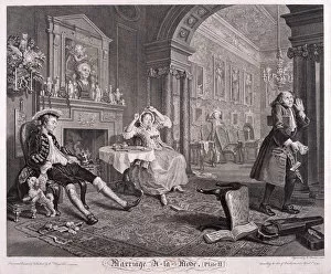 Bernard Baron Gallery: Marriage a la Mode, 1745; plate II. Artist: Bernard Baron