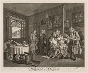William Hogarth British Prints: Marriage a la Mode: The Death of the Countess, 1745. Creator: William Hogarth (British
