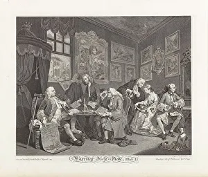 Matrimony Prints: Marriage a la Mode. Plate I: The Marriage Settlement