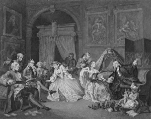 A La Mode Prints: Marriage A La Mode - Toilette Scene, c19th century. Artist: Armstrong