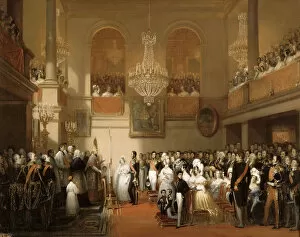 Compiegne Gallery: Marriage of Leopold I of the Belgians and Princess Louise of Orleans at the Chateau de Compiegne