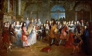 Duc De Bourgogne Prints: Marriage of Louis of France, Duke of Burgundy