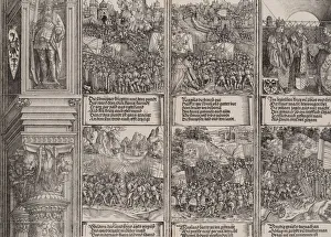 Hans Springinklee Prints: The Marriage of Philip the Fair to Joanna of Austria; Maximilian Recaptures the Occupied