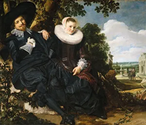 Images Dated 15th February 2011: Marriage portrait of Isaac Abrahamsz Massa and Beatrix van der Laen, 1622