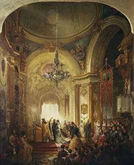 Chevalier Prints: The Marriage of Prince Alfred, Duke of Edinburgh to Grand Duchess Maria Alexandrovna