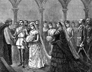 Robert Wilson Prints: Marriage of the Princess Beatrice and Prince Henry of Battenberg, 23 July 1885, (1900)