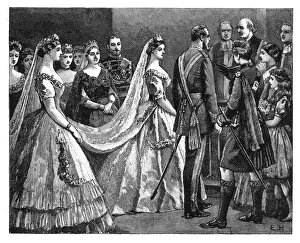 Marriage of Princess Helena and Prince Christian, 5 July 1866 (late 19th century) Marriage of Princess Helena and Prince Christian, 5 July 1866 (late 19th century)