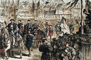 Bunting Prints: The Marriage Procession of Anne Boleyn