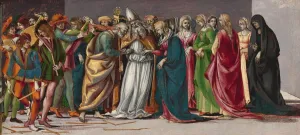 Guests Gallery: The Marriage of the Virgin, c. 1490 / 1491. Creator: Luca Signorelli