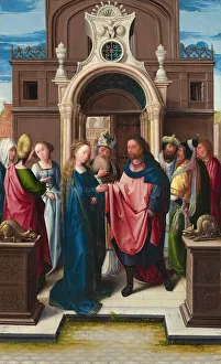 Orley Bernaert Van Prints: The Marriage of the Virgin, c. 1513. Creator: Bernaert van Orley