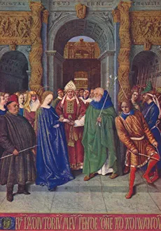 Etienne Prints: The Marriage of the Virgin, c1455, (1939). Artist: Jean Fouquet