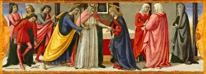 Bigordi Gallery: The Marriage of the Virgin, ca. 1479. Creator: Davide Ghirlandaio