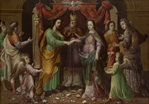 Jose Gallery: The Marriage of the Virgin, ca. 1690. Creator: Jose Sanchez