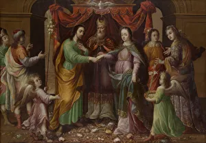 Dove Prints: The Marriage of the Virgin, ca. 1690. Creator: Jose Sanchez