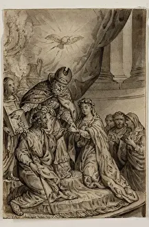 Bride Prints: Marriage of the Virgin, early 19th century. Creator: Alexandre Joseph Desenne