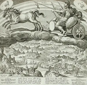 Mars Prints: Mars, c1585. Creator: Johann Sadeler I