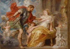 War God Prints: Mars and Rhea Silvia, c. 1616-1617. Artist: Rubens, Pieter Paul (1577-1640)