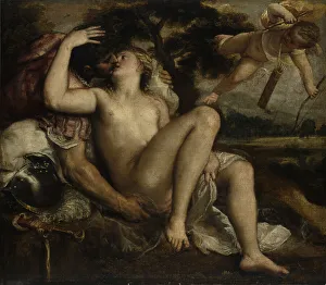 Aphrodite Prints: Mars, Venus and Cupid, ca 1530. Artist: Titian (1488-1576)