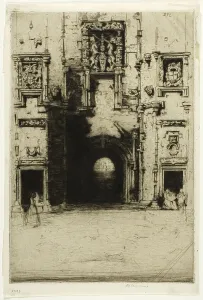Dy Cameron Prints: Mar's Work, Stirling. No. 2, 1907. Creator: David Young Cameron