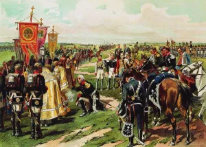 Troops Prints: Marschall Mikhail Kutuzov before the Battle of Borodino