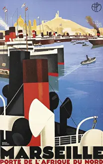 Railroad Prints: Marseille, c1930. Creator: Broders, Roger (1883-1953)