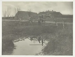 Edition Of 200 Prints: A Marsh Farm, 1886. Creator: Peter Henry Emerson