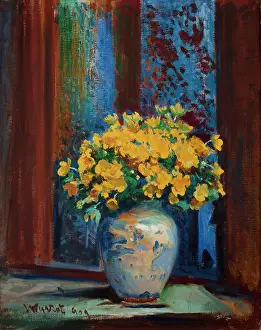 Leon Prints: Marsh Marigolds, 1909. Creator: Leon Wyczolkowski