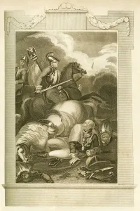 Hewson Clarke Prints: Marshal Blucher at the Battle of Ligny, June 16, 1815, 1816. Creator: Unknown