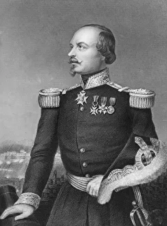 D J Pound Collection: Marshal Canrobert, French soldier, 1857. Artist: DJ Pound