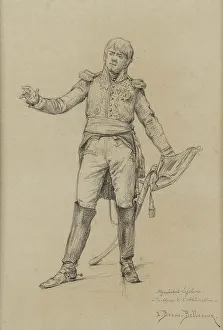 Lefebvre Prints: Marshal Francois-Joseph Lefebvre (1755-1820) during the Abdication of Napoleon, 1814