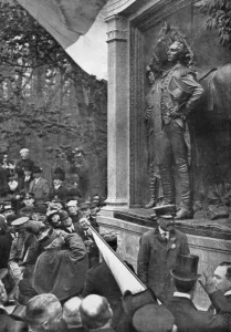 Brooklyn Collection: Marshal Joffres tribute to the Marquis de Lafayette, Prospect Park, Brooklyn, New York, USA, 1917