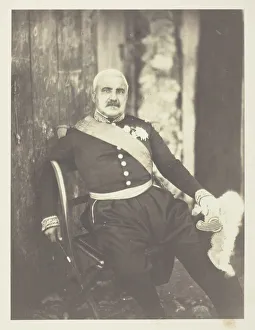 Crimea Ukraine Gallery: Marshal Pelissier, 1855. Creator: Roger Fenton