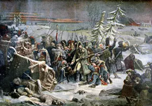 Hardship Collection: Marshall Ney during the retreat from Russia, (1812) 1894