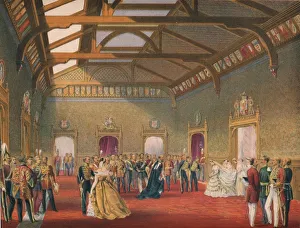 Marshalling The Procession of the Bride, 1863. Artist: Robert Dudley Marshalling The Procession of the Bride, 1863. Artist: Robert Dudley