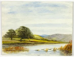 Wove Card Prints: Marshy Landscape, 1800-1899. Creator: Unknown