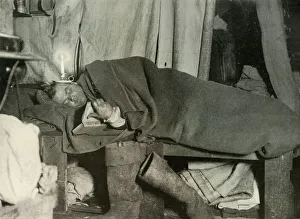 Shackleton Prints: Marston in his Bed, c1908, (1909)