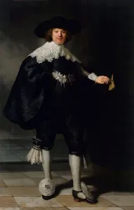 Rosettes Prints: Marten Soolmans, 1634. Creator: Rembrandt Harmensz van Rijn