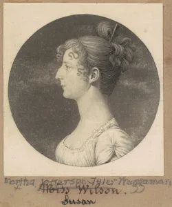 Martha Jefferson Tyler Waggaman, 1808. Creator: Charles Balthazar Julien Fé