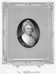 Martha Prints: Martha Washington, wife of US President George Washington, (19th century). Artist