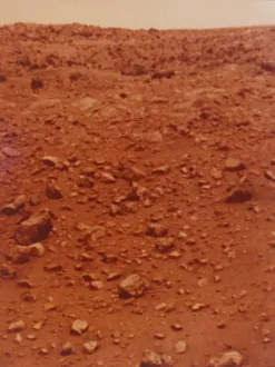 Surface Prints: Martian planet surface, Viking 1 Mission to Mars, 1976. Creator: NASA