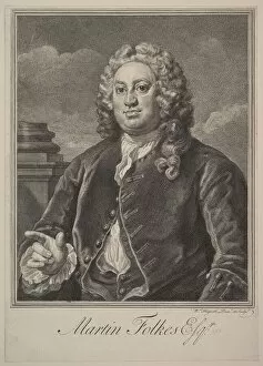 Martin Folkes, 1742. Creator: William Hogarth