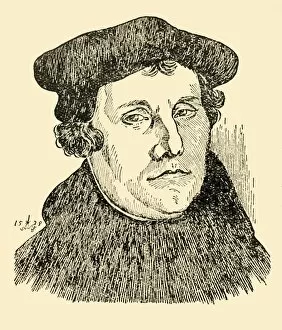 Protestantism Collection: Martin Luther, 1529, (c1930). Creator: Unknown